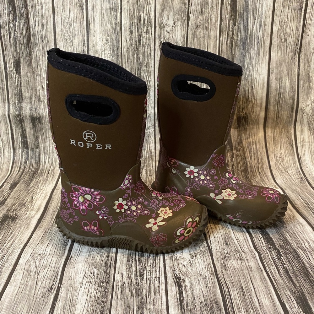 Girl’s Roper Barnyard Neoprene Boots